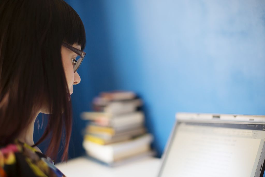 Kirjailija Terhi Rannela. Kuvattu 29.3.2017 Tampereella. Kuva: Laura Vesa